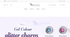 Desktop Screenshot of gamaxnailshop.com