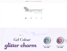 Tablet Screenshot of gamaxnailshop.com